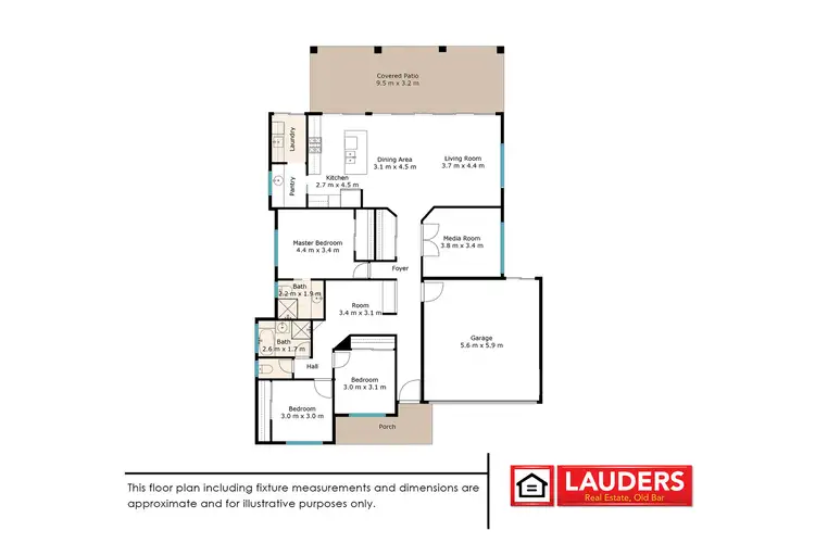 Floorplan of Homely house listing, 36B Bluehaven Drive, Old Bar NSW 2430
