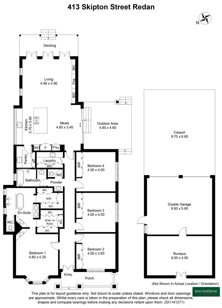 Floorplan of Homely house listing, 413 Skipton Street, Redan VIC 3350