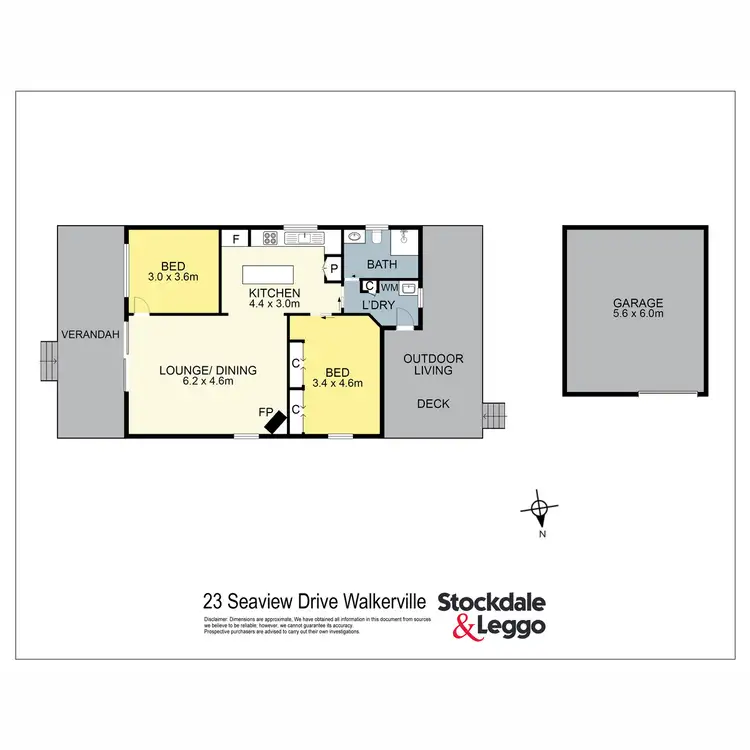 Floorplan of Homely house listing, 23 Seaview Drive, Walkerville VIC 3956