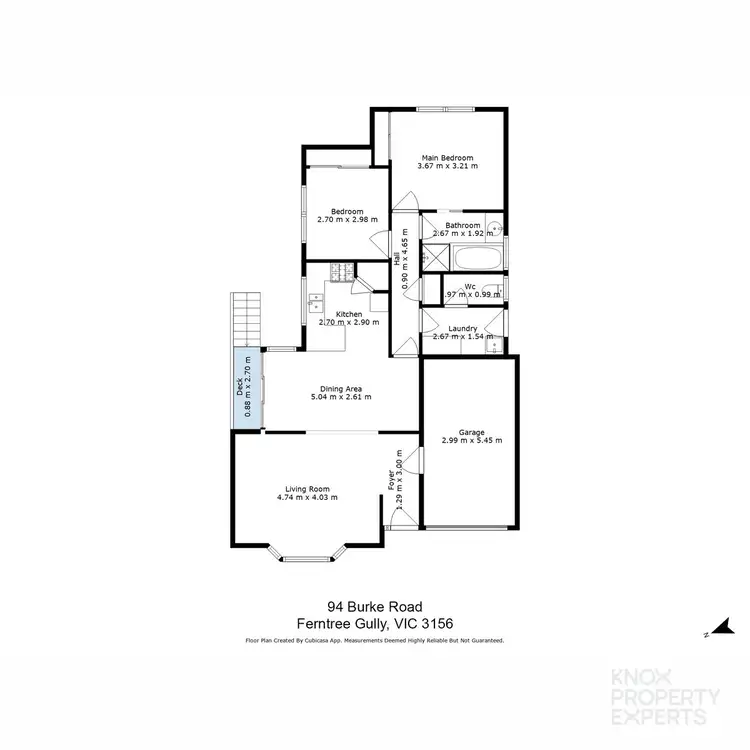 Floorplan of Homely house listing, 94 Burke Road, Ferntree Gully VIC 3156