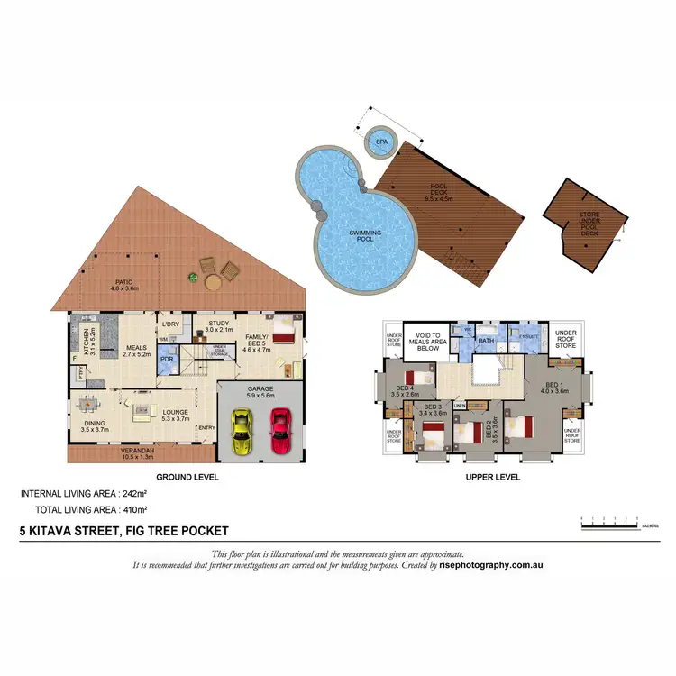 Floorplan of Homely house listing, 5 Kitava Street, Fig Tree Pocket QLD 4069
