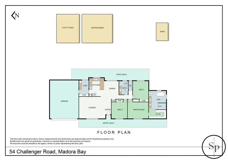 Floorplan of Homely house listing, 54 Challenger Road, Madora Bay WA 6210