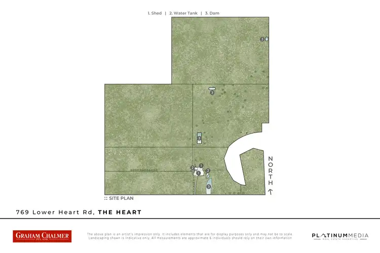 Floorplan of Homely rural property listing, 769 Lower Heart Road, The Heart VIC 3851