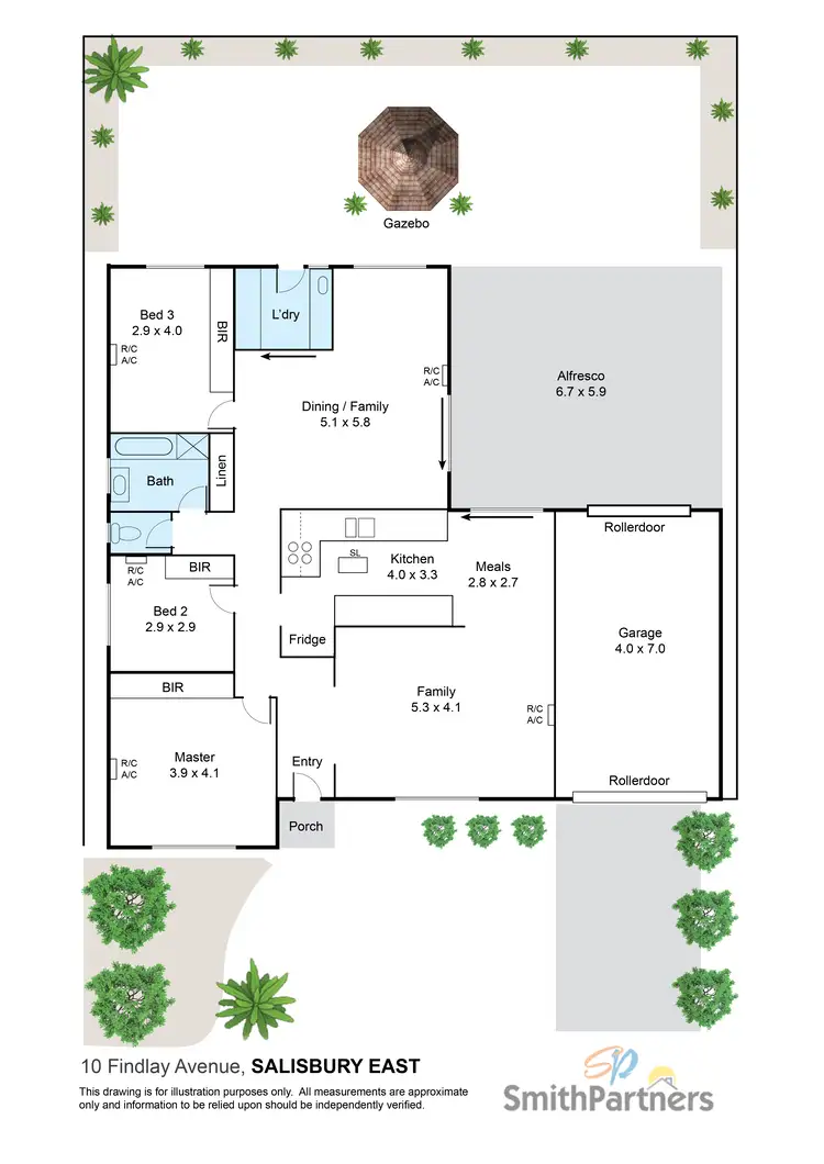 Floorplan of Homely house listing, 10 Findlay Avenue, Salisbury East SA 5109