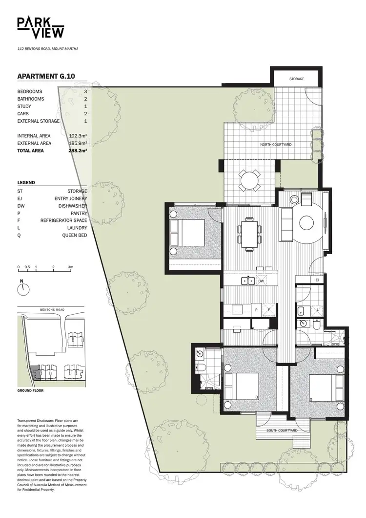 Floorplan of Homely unit listing, G.04/142 Bentons Road, Mount Martha VIC 3934