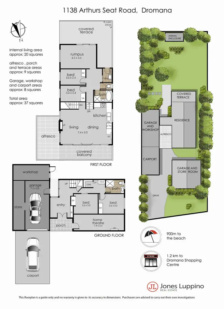 Floorplan of Homely house listing, 1138 Arthurs Seat Road, Dromana VIC 3936