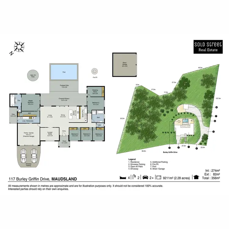 Floorplan of Homely house listing, 117 Burley Griffin Drive, Maudsland QLD 4210