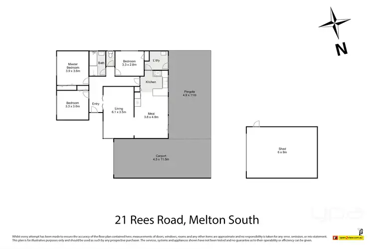 Floorplan of Homely house listing, 21 Rees Road, Melton South VIC 3338