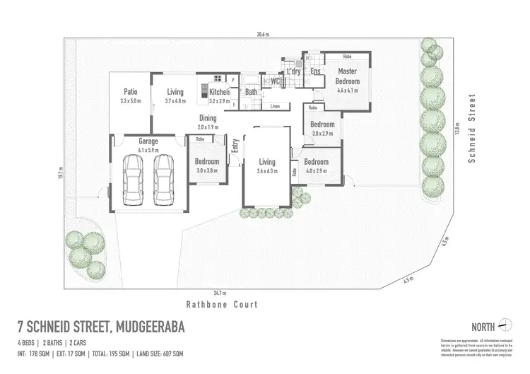 Floorplan of Homely house listing, 7 Schneid Street, Mudgeeraba QLD 4213