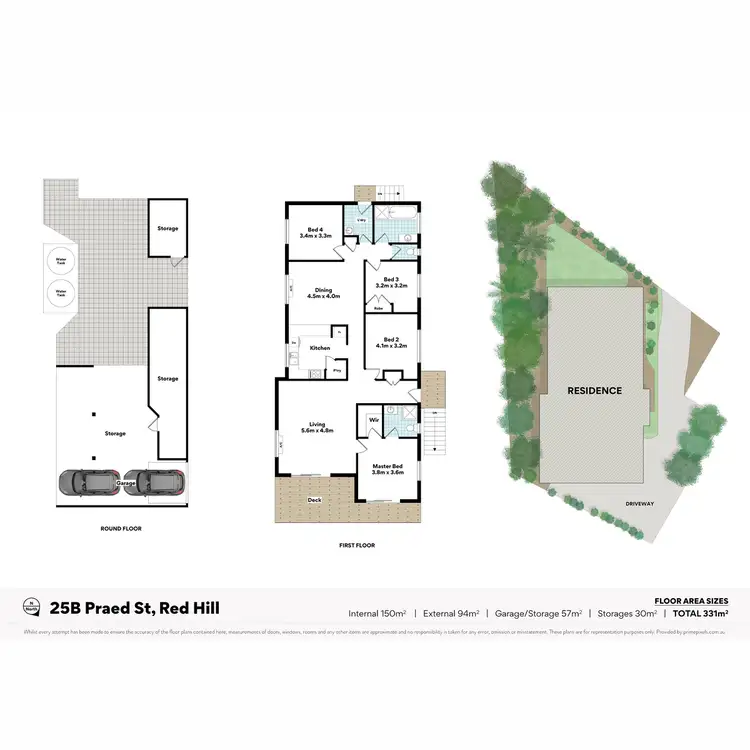 Floorplan of Homely house listing, 25B Praed Street, Red Hill QLD 4059