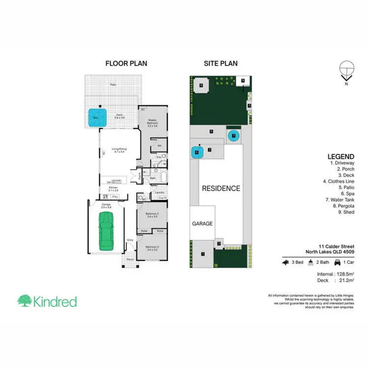 Floorplan of Homely house listing, 11 Calder Street, North Lakes QLD 4509