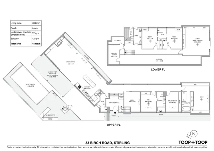 Floorplan of Homely house listing, 33 Birch Road, Stirling SA 5152