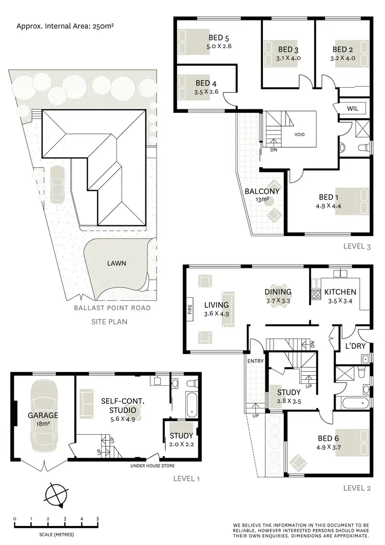 Floorplan of Homely house listing, 14b Ballast Point Road, Birchgrove NSW 2041
