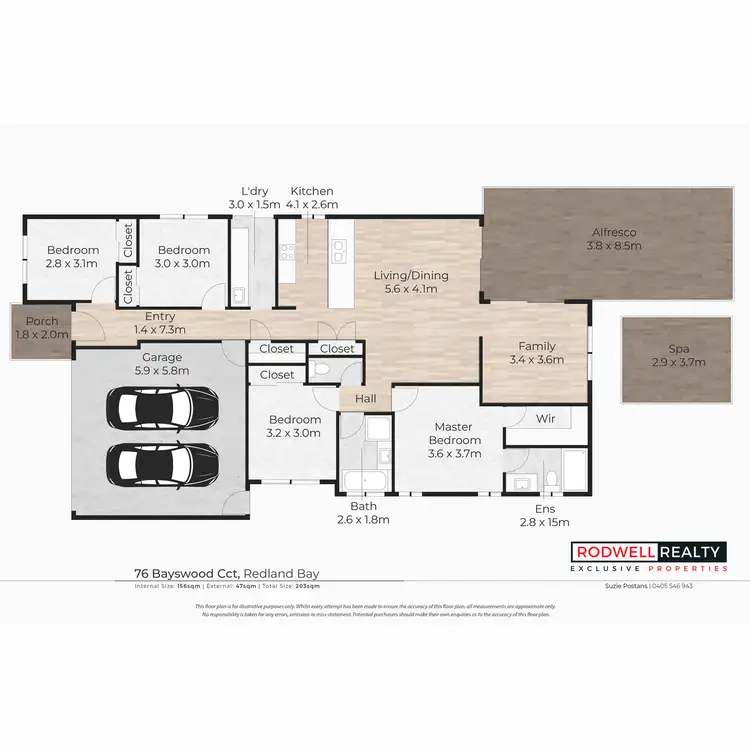 Floorplan of Homely house listing, 76 Bayswood Circuit, Redland Bay QLD 4165