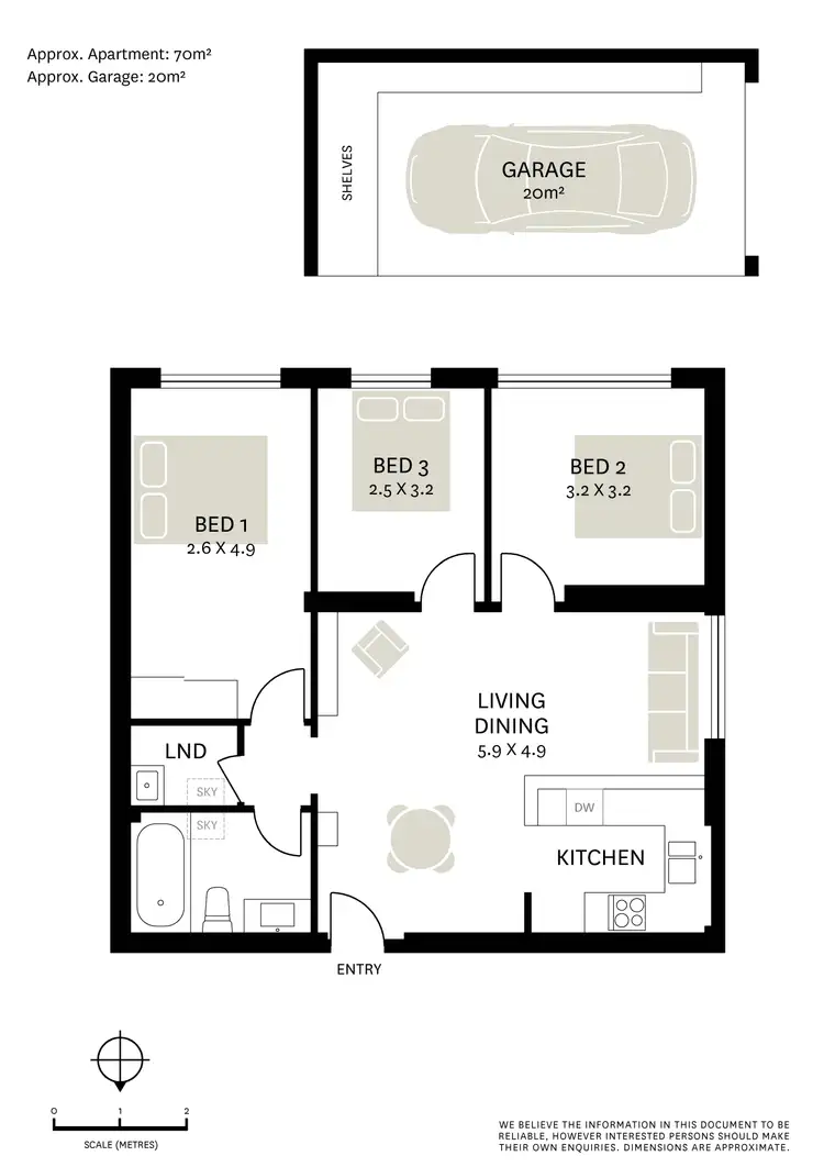 Floorplan of Homely apartment listing, 8/50-54 Audley Street, Petersham NSW 2049