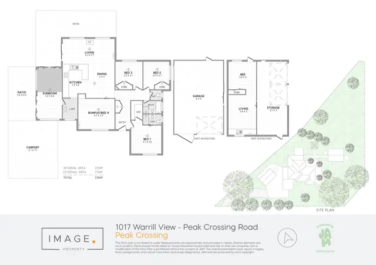 Floorplan of Homely house listing, 1017 Warrill View Peak Crossing Road, Peak Crossing QLD 4306