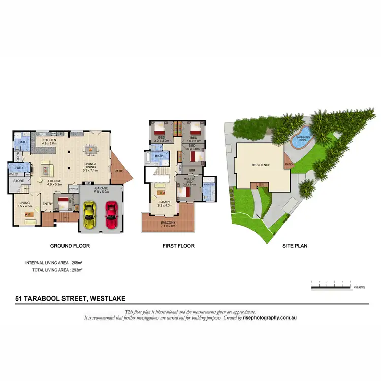 Floorplan of Homely house listing, 51 Tarrabool Street, Westlake QLD 4074