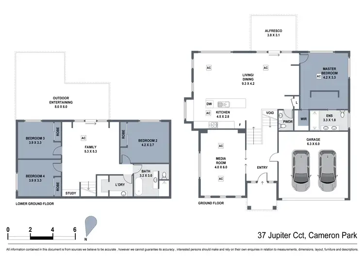 Floorplan of Homely house listing, 37 Jupiter Circuit, Cameron Park NSW 2285