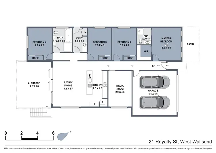 Floorplan of Homely house listing, 21 Royalty Street, West Wallsend NSW 2286