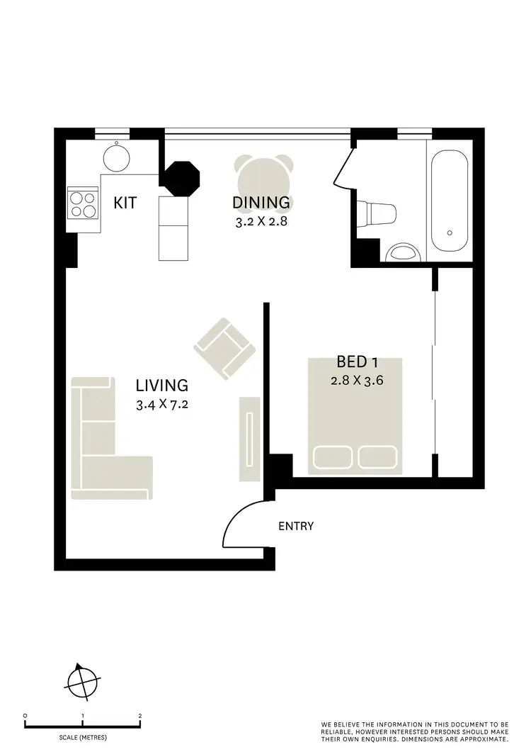 Floorplan of Homely apartment listing, 12/1A Elizabeth Bay Road, Potts Point NSW 2011
