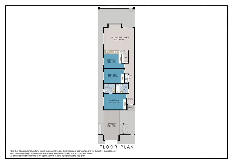 Floorplan of Homely house listing, 10 Moran Close, Gawler East SA 5118