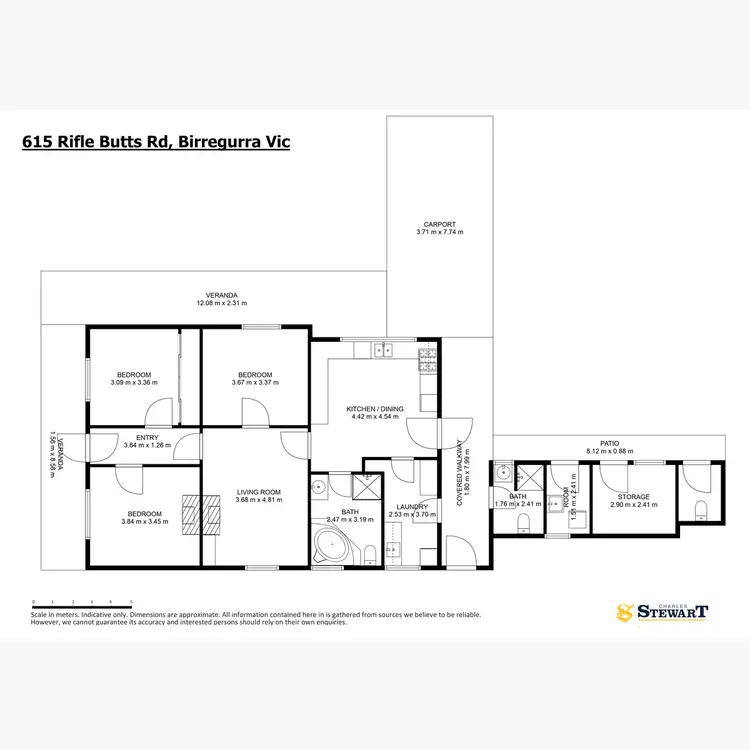 Floorplan of Homely rural property listing, 615 Rifle Butts Road, Birregurra VIC 3242