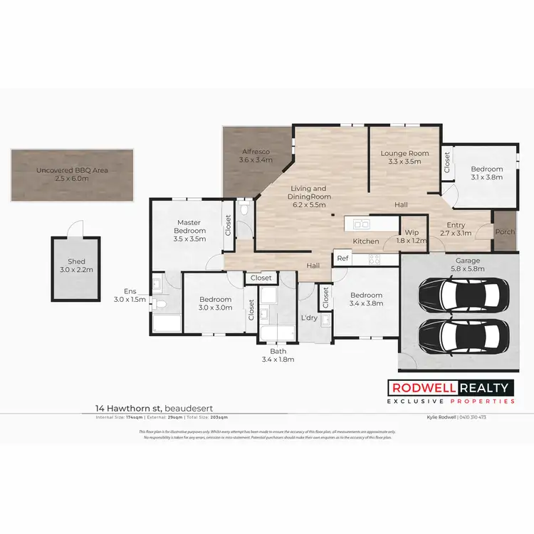 Floorplan of Homely house listing, 14 Hawthorn Street, Beaudesert QLD 4285