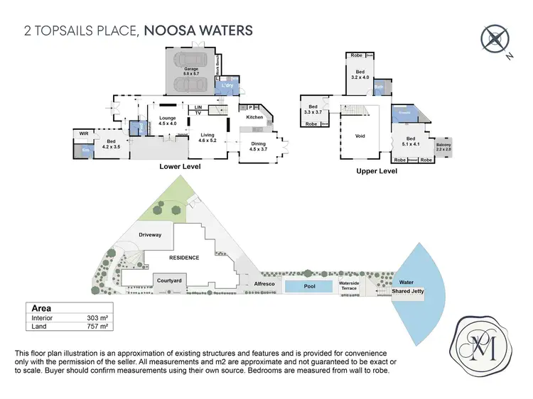 Floorplan of Homely house listing, 2 Topsails Place, Noosa Waters QLD 4566