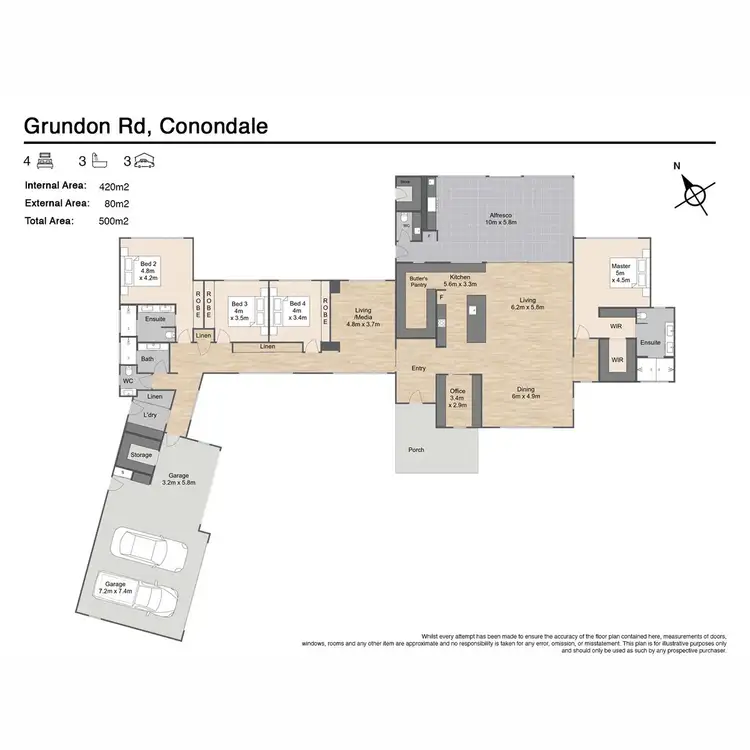 Floorplan of Homely rural property listing, 75 Grundon Road, Conondale QLD 4552