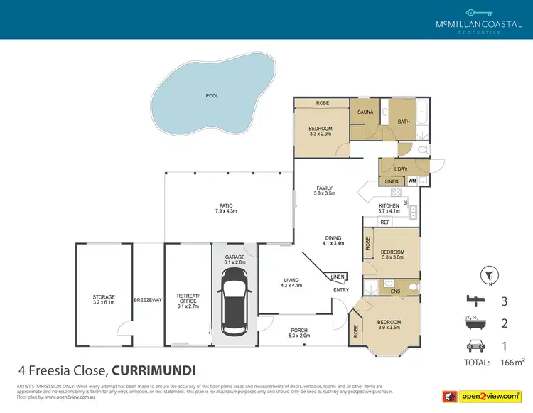 Floorplan of Homely house listing, 4 Freesia Close, Currimundi QLD 4551
