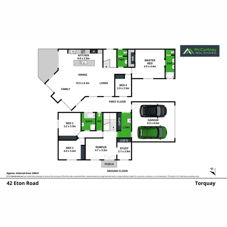 Floorplan of Homely house listing, 42 Eton Road, Torquay VIC 3228