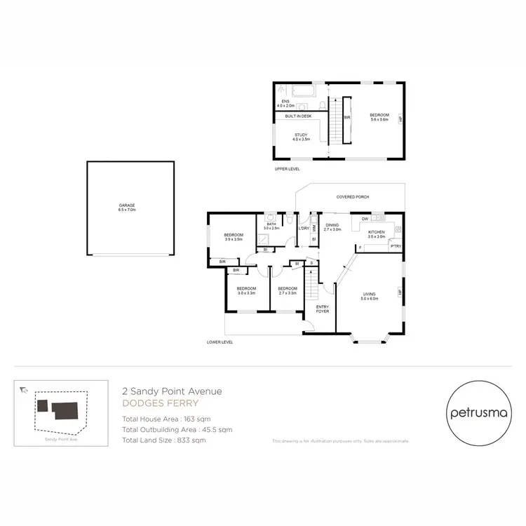 Floorplan of Homely house listing, 2 Sandy Point Avenue, Dodges Ferry TAS 7173
