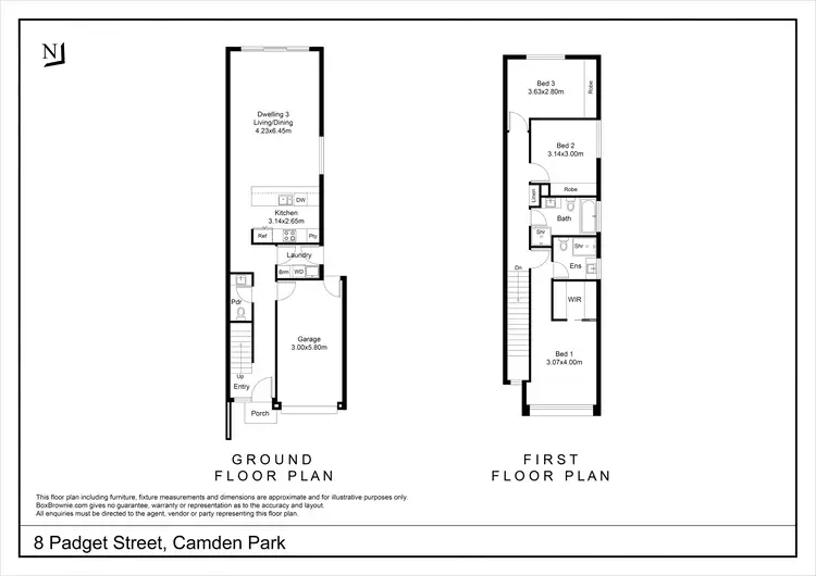 Floorplan of Homely house listing, 8 Padget Street, Camden Park SA 5038