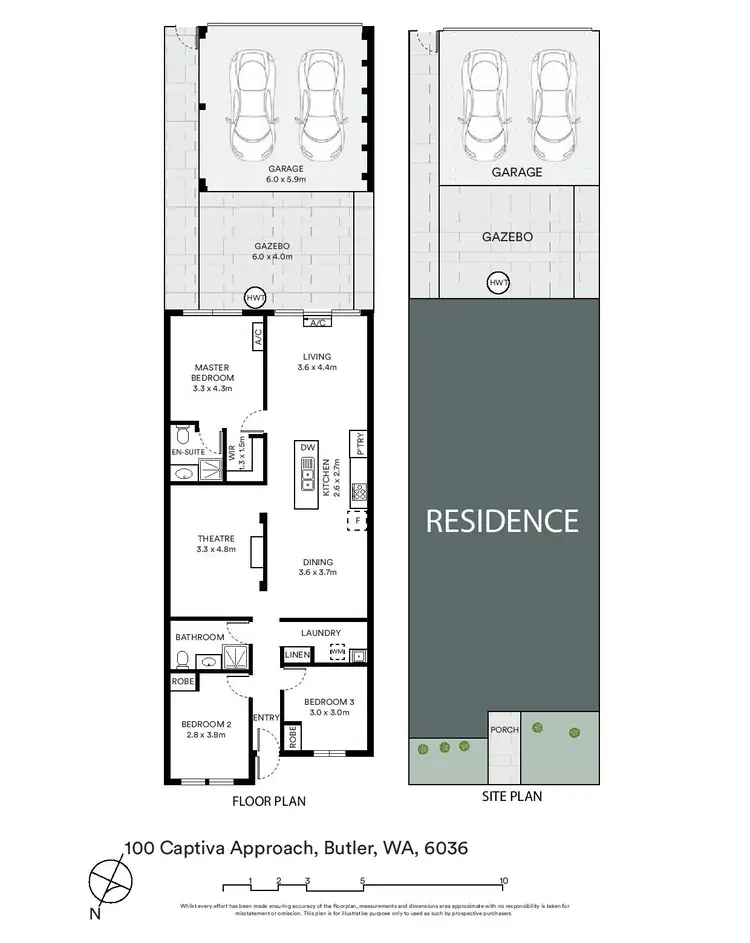 Floorplan of Homely house listing, 100 Captiva Approach, Butler WA 6036