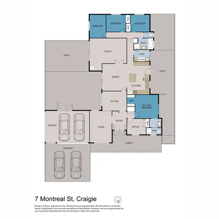 Floorplan of Homely house listing, 7 Montreal Street, Craigie WA 6025