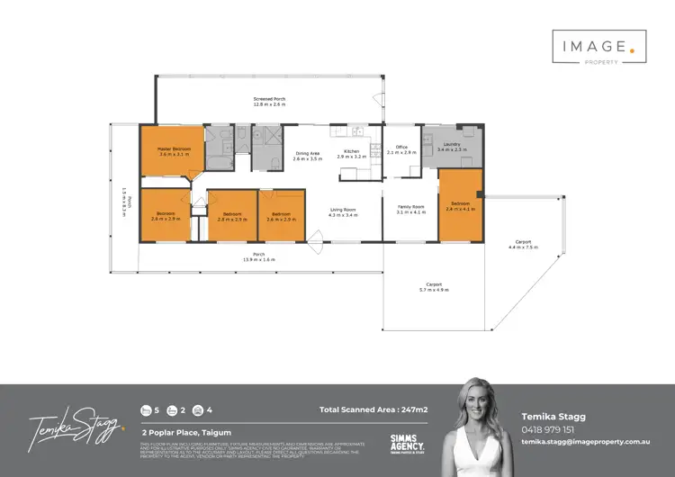 Floorplan of Homely house listing, 2 Poplar Place, Taigum QLD 4018