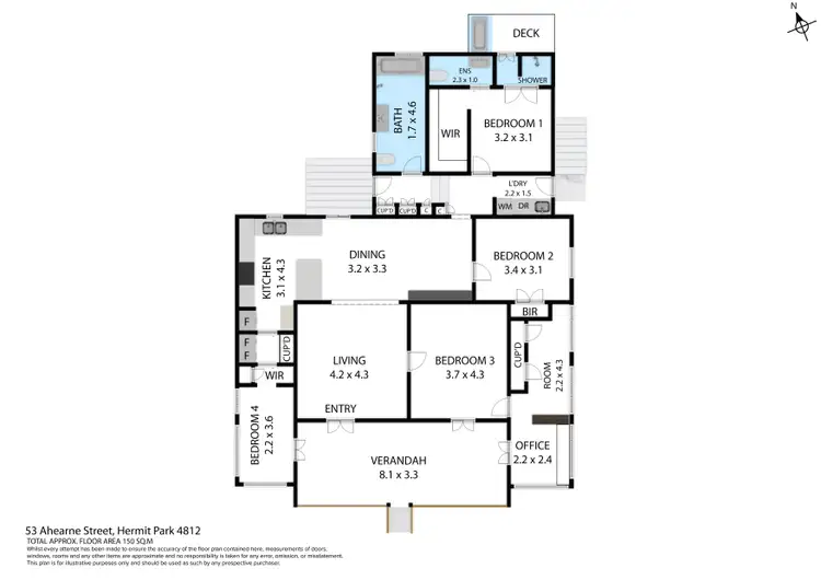 Floorplan of Homely house listing, 53 Ahearne Street, Hermit Park QLD 4812