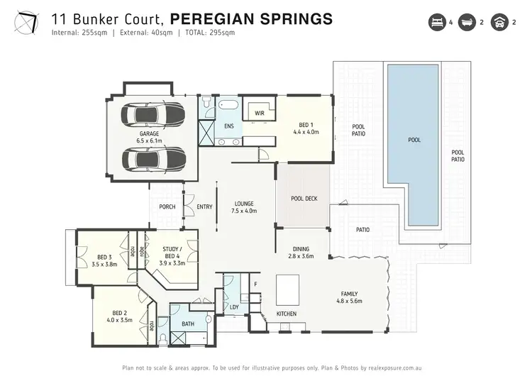 Floorplan of Homely house listing, 11 Bunker Court, Peregian Springs QLD 4573
