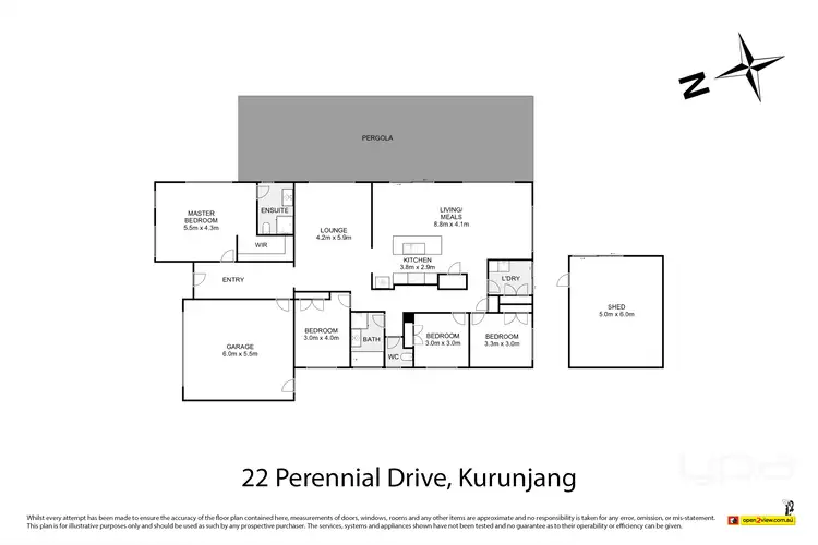 Floorplan of Homely house listing, 22 Perennial Drive, Kurunjang VIC 3337