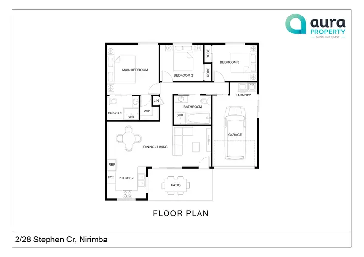 Floorplan of Homely house listing, 2/28 Stephen Crescent, Nirimba QLD 4551