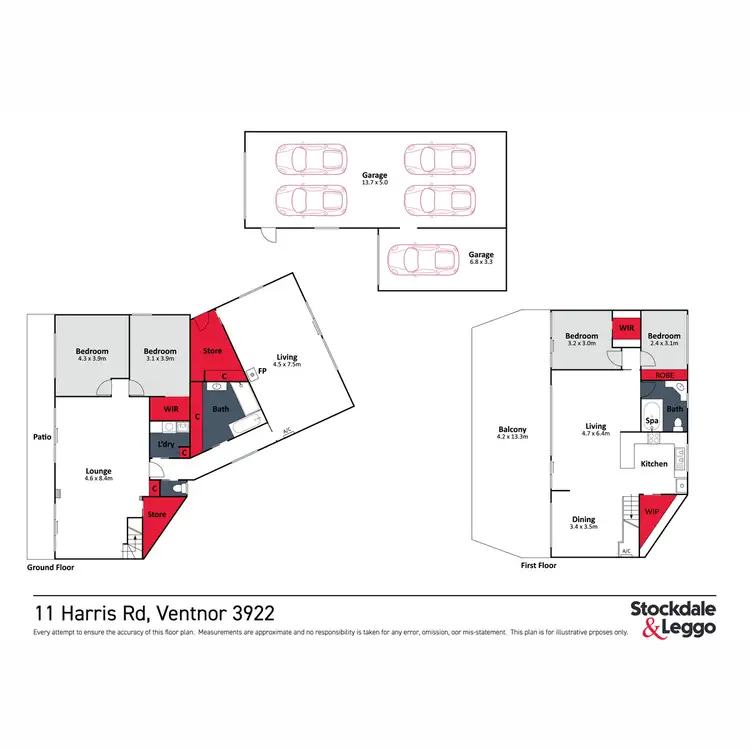 Floorplan of Homely house listing, 11 Harris Road, Ventnor VIC 3922