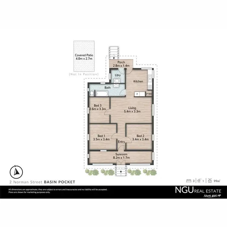Floorplan of Homely house listing, 2 Norman Street, Basin Pocket QLD 4305