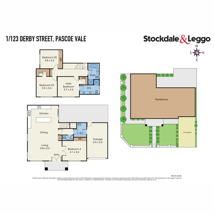 Floorplan of Homely house listing, 1/123 Derby Street, Pascoe Vale VIC 3044