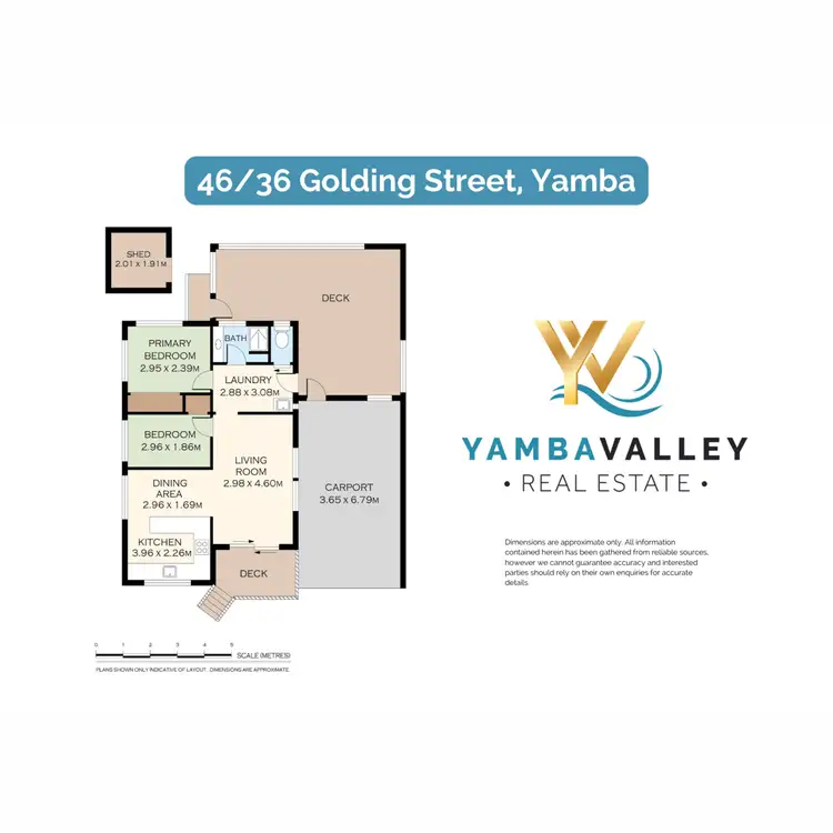 Floorplan of Homely retirement listing, 46/36 Golding Street, Yamba NSW 2464