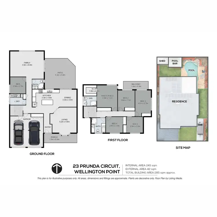 Floorplan of Homely house listing, 23 Prunda Circuit, Wellington Point QLD 4160