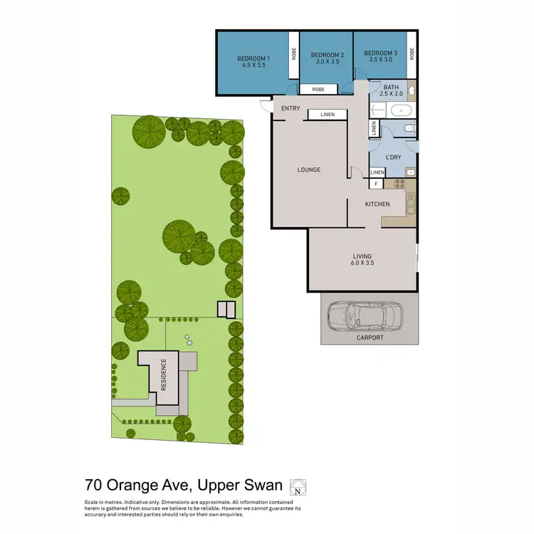 Floorplan of Homely house listing, 70 Orange Avenue, Upper Swan WA 6069