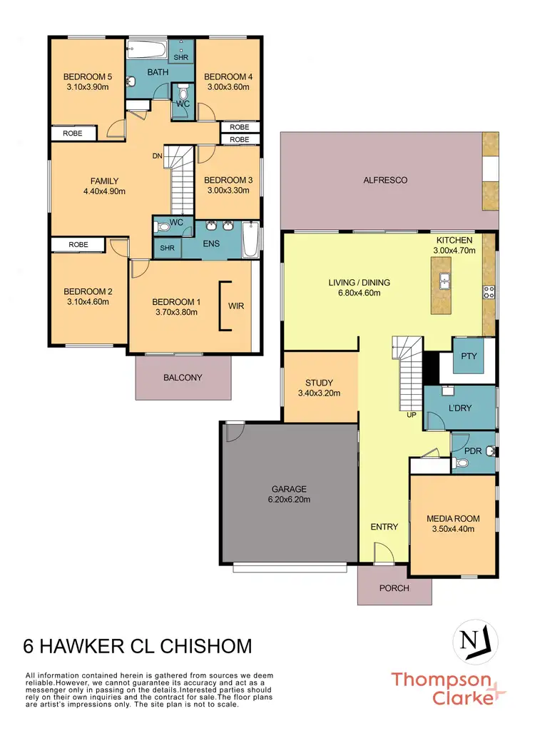Floorplan of Homely house listing, 6 Hawker Close, Chisholm NSW 2322