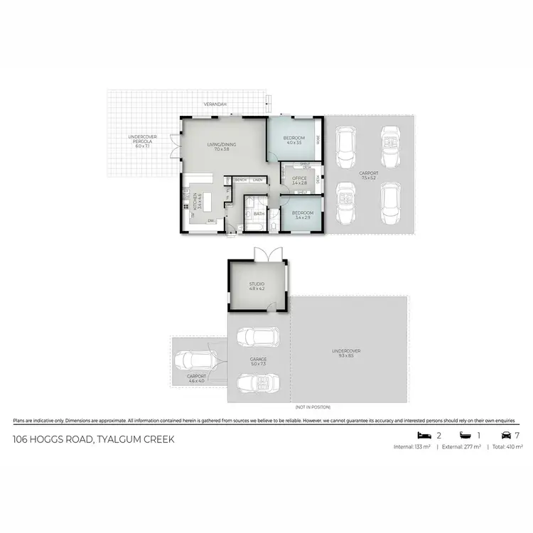 Floorplan of Homely house listing, 132 Hoggs Road, Tyalgum Creek NSW 2484