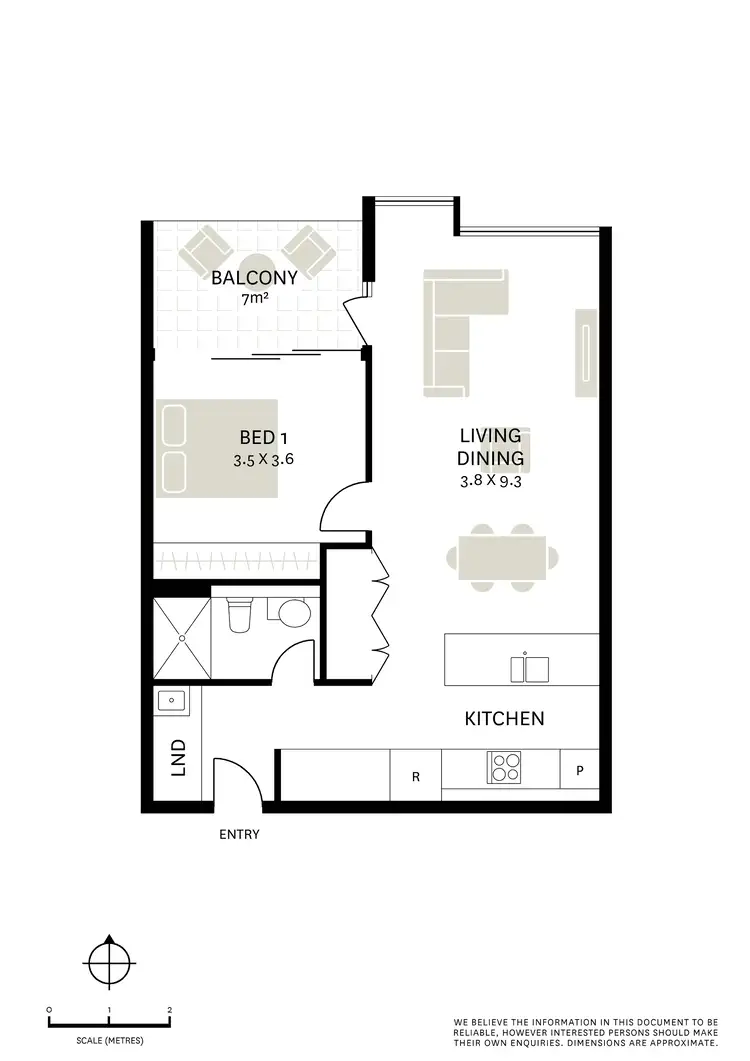 Floorplan of Homely apartment listing, 55/5-11 Pyrmont Bridge Road, Camperdown NSW 2050