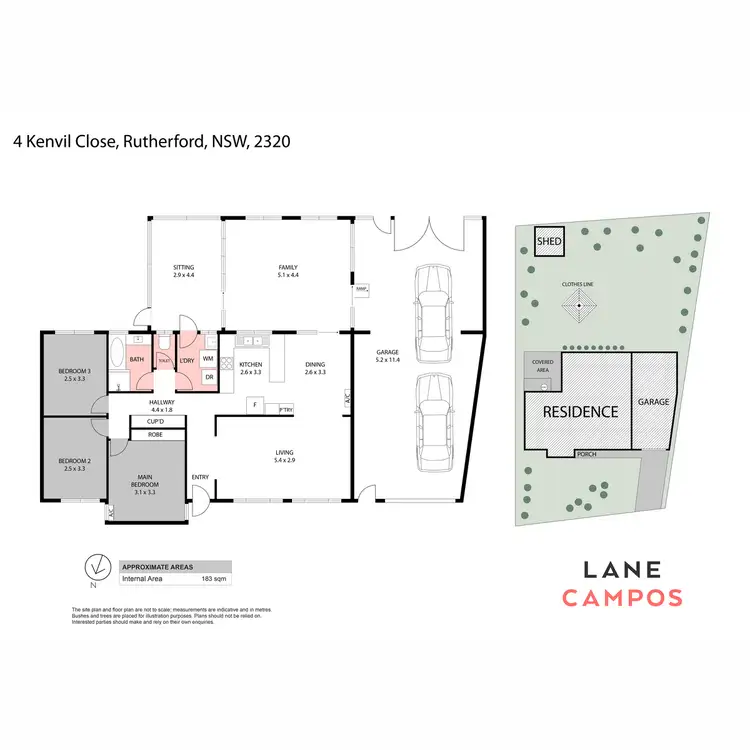Floorplan of Homely house listing, 4 Kenvil Close, Rutherford NSW 2320